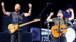 Sting & Paul Simon in action